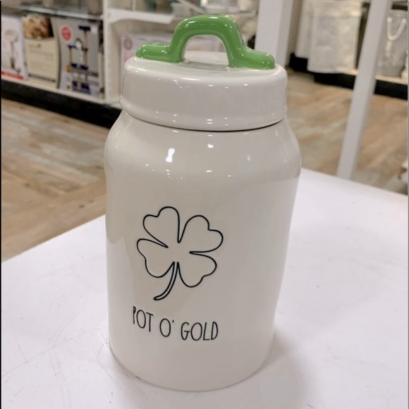 Rea Dunn “Pot O Gold” canister - Picture 1 of 1